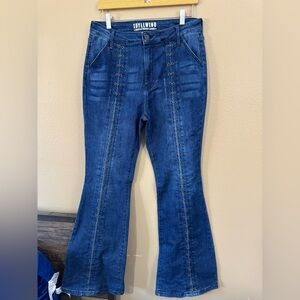Idyllwind Women’s Dark Blue Flare Jeans